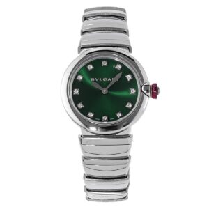 Lvcea Emerald Green Dial in Steel