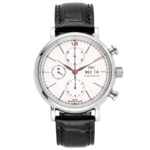 Portofino Chronograph IW391031 Edition “150 Years” White Dial in Steel