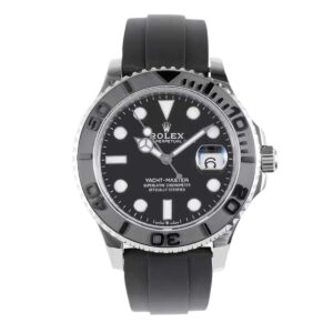 Yacht-Master 42 226659 White Gold on Oysterflex Strap