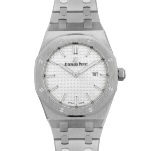Lady Royal Oak 67650 White Dial in Steel