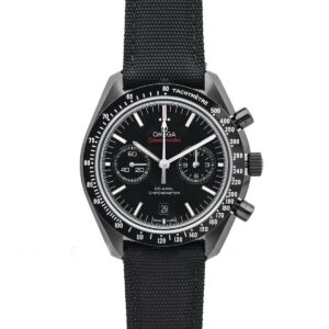 Speedmaster Moonwatch Co-Axial Chronograph ‘Dark Side of The Moon’ with White Tachymeter