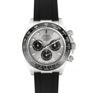 Daytona 116519LN Steel and Black Dial in White Gold