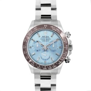 Daytona 116506 Platinum Ice Blue Dial with Diamond Markers