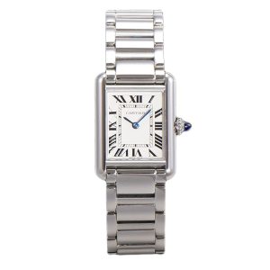 Tank Must 29.5mm White Dial in Steel