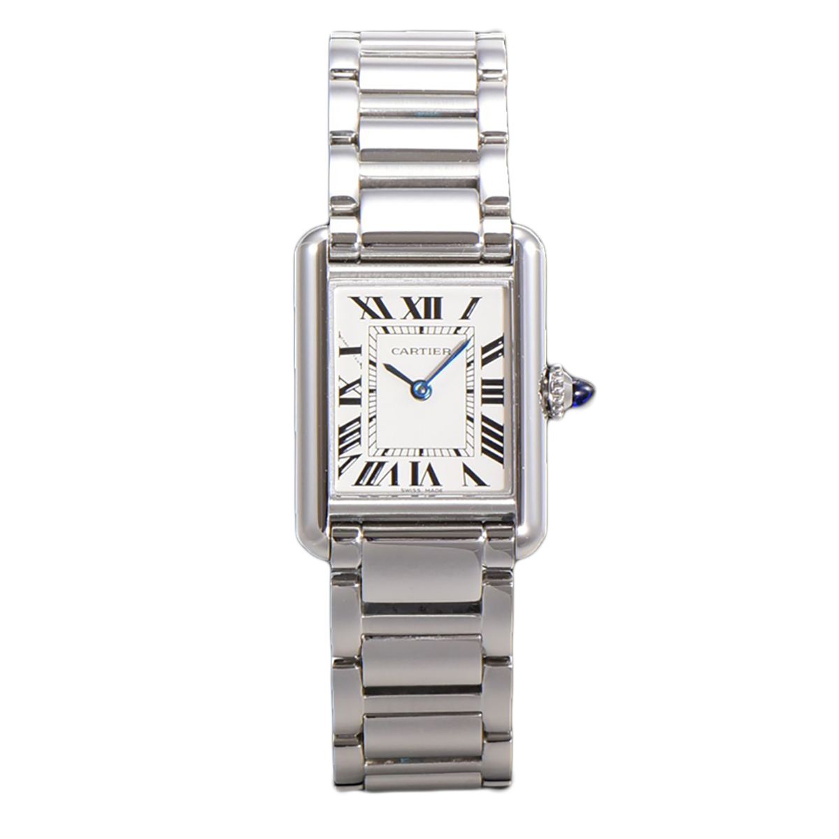 Tank Must 29.5mm White Dial in Steel