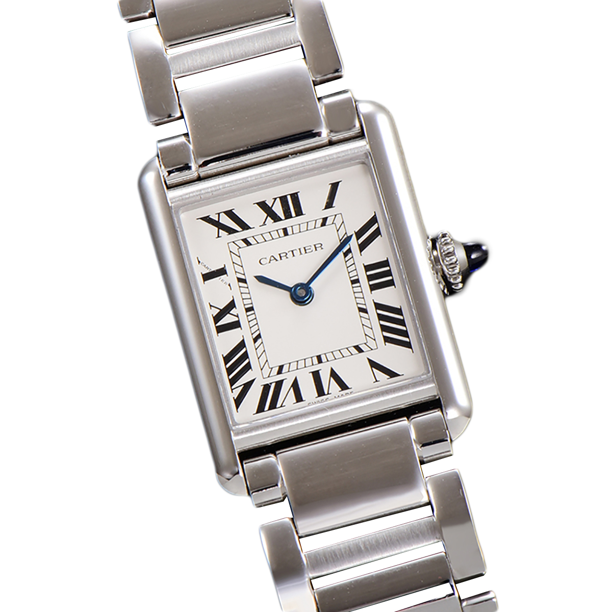 Tank Must 29.5mm White Dial in Steel - Image 2