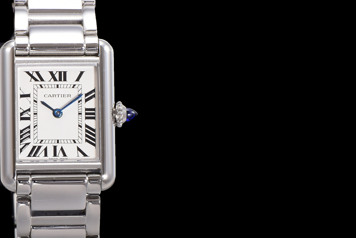 Tank Must 29.5mm White Dial in Steel - Image 4
