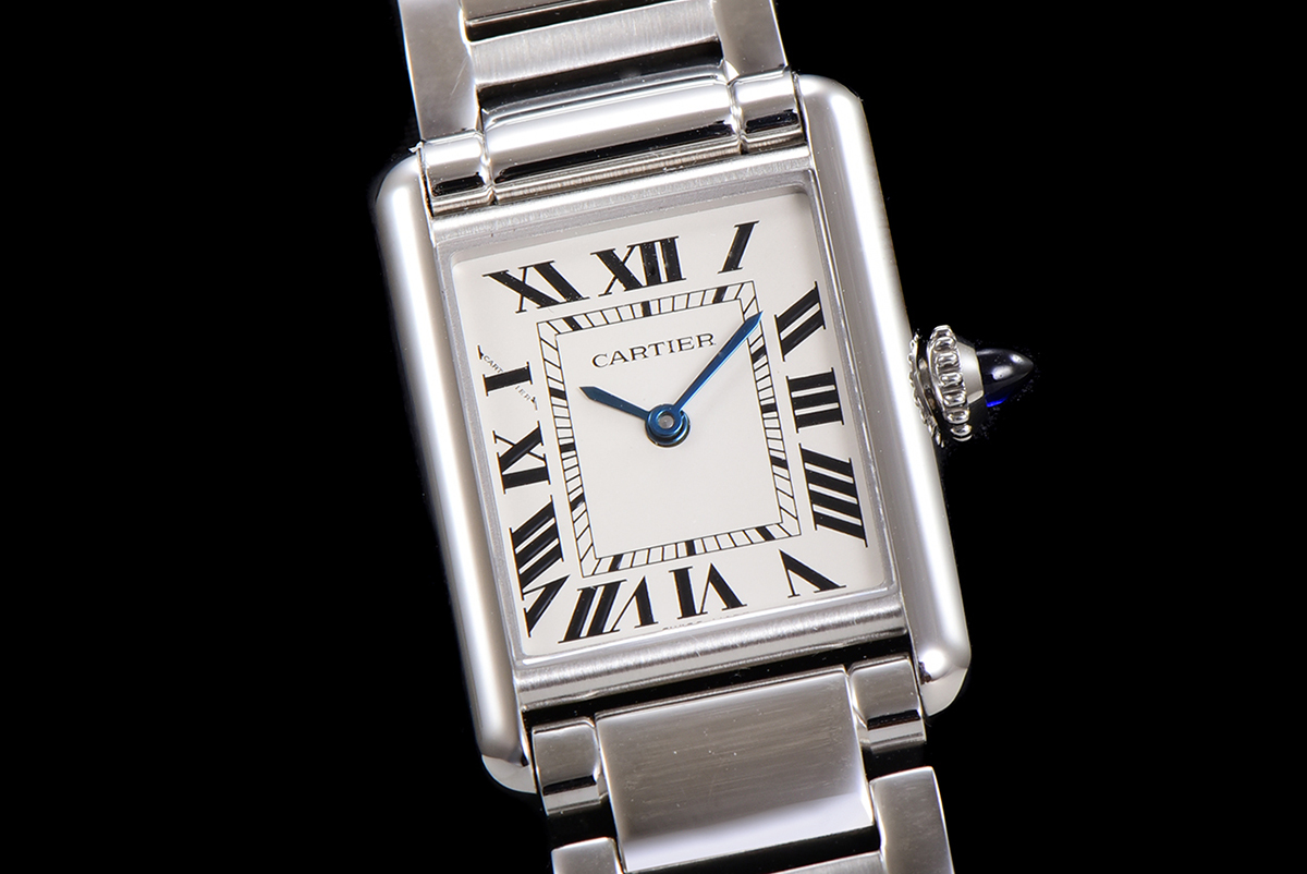 Tank Must 29.5mm White Dial in Steel - Image 5