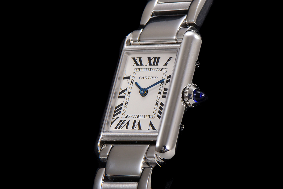 Tank Must 29.5mm White Dial in Steel - Image 6
