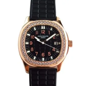 Aquanaut Luce 5068R esfera negra en oro rosa