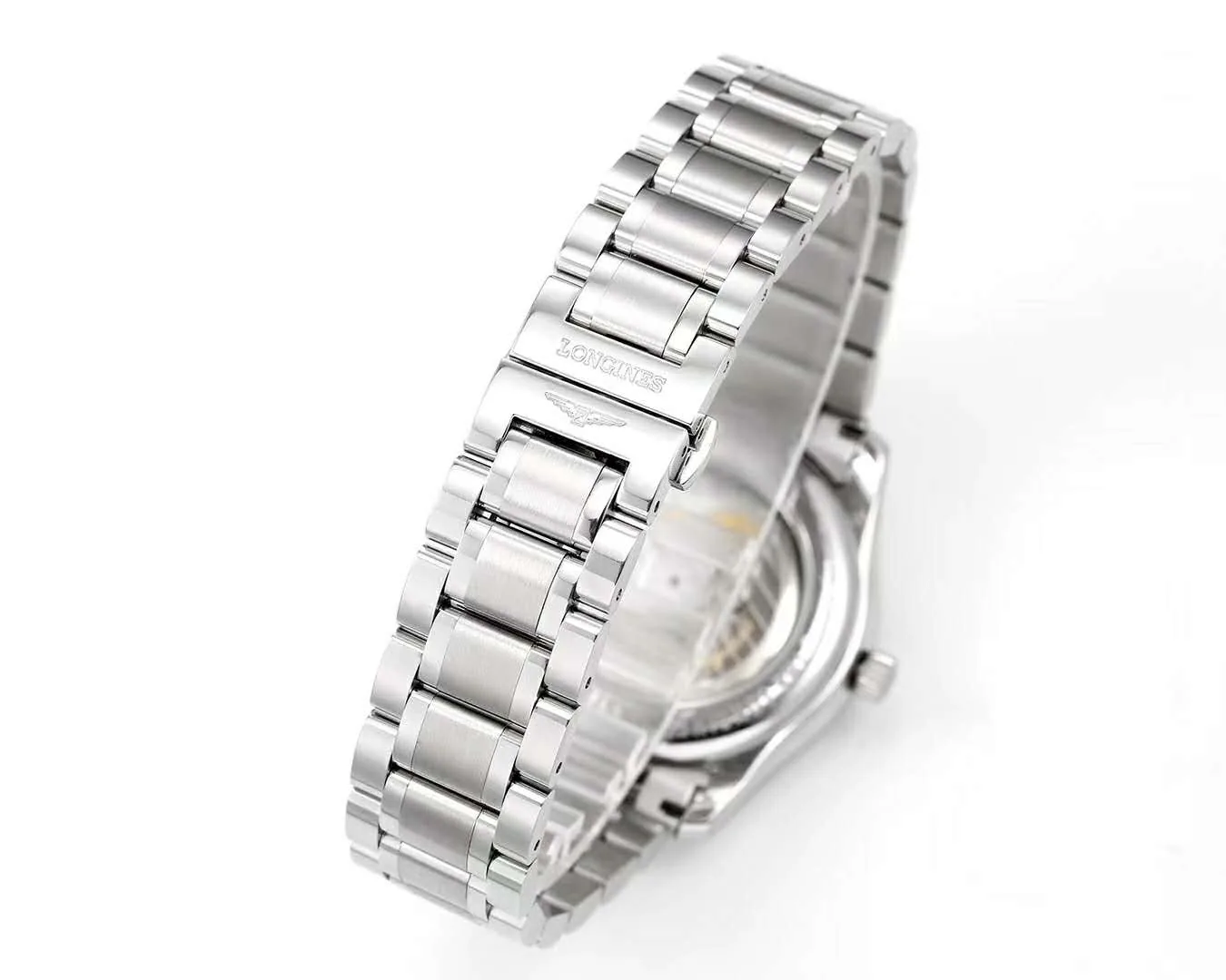 Master Collection Mondphase weißes Zifferblatt am Armband – Bild 8