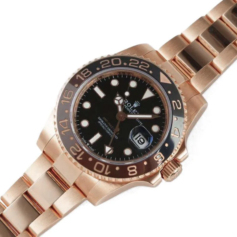 GMT Master II 126715 CHNR Clean Factory “Rootbeer” in oro rosa - immagine 2
