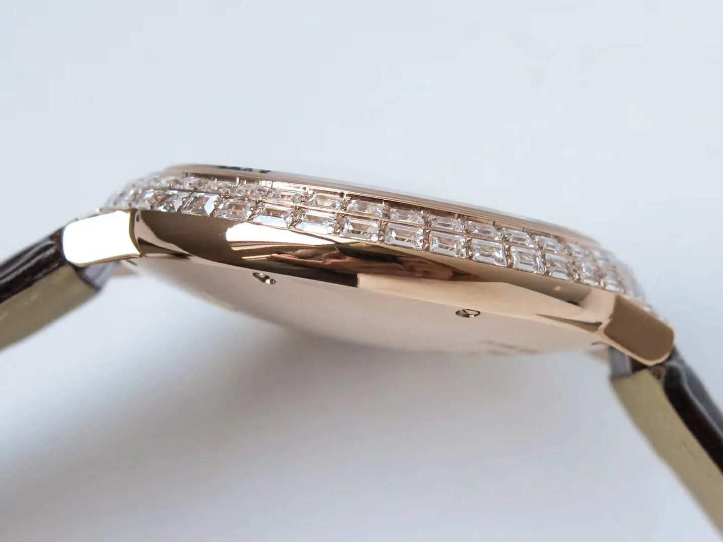 Ballon Bleu de Cartier 42mm weißes Zifferblatt mit Diamanten in Roségold – Bild 8
