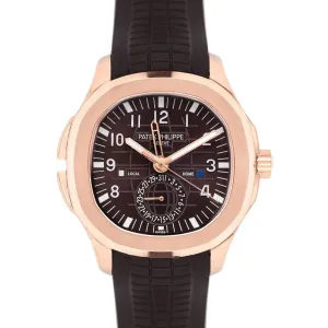 Aquanaut Time Travel 5164A Brown dial in Rose Gold