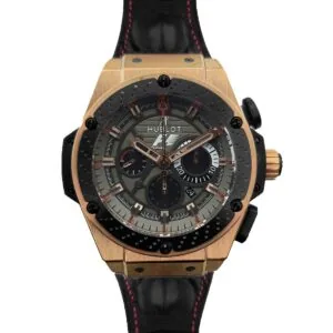 King Power F1 cronógrafo esfera gris en oro rosa