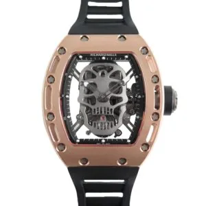 RM 052-01 Tourbillon Skull in oro rosa