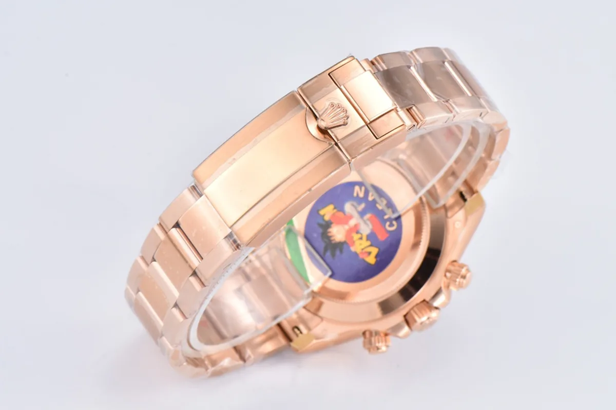 Daytona 116505 cadran argenté en or Everose – Image 11