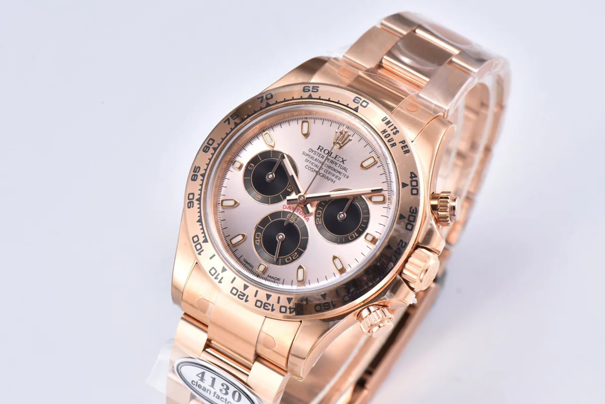 Daytona 116505 cadran argenté en or Everose – Image 2
