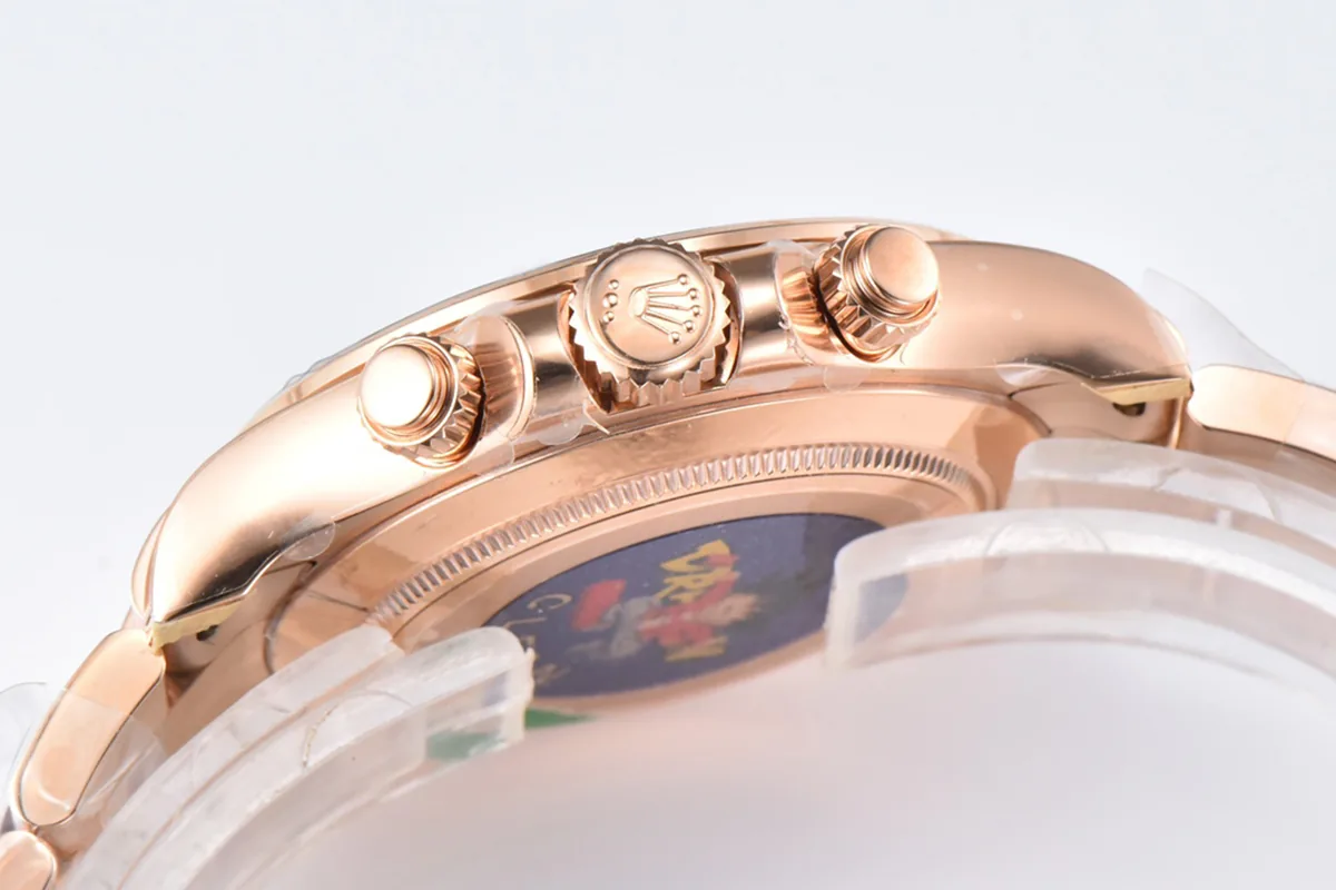 Daytona 116505 cadran argenté en or Everose – Image 6