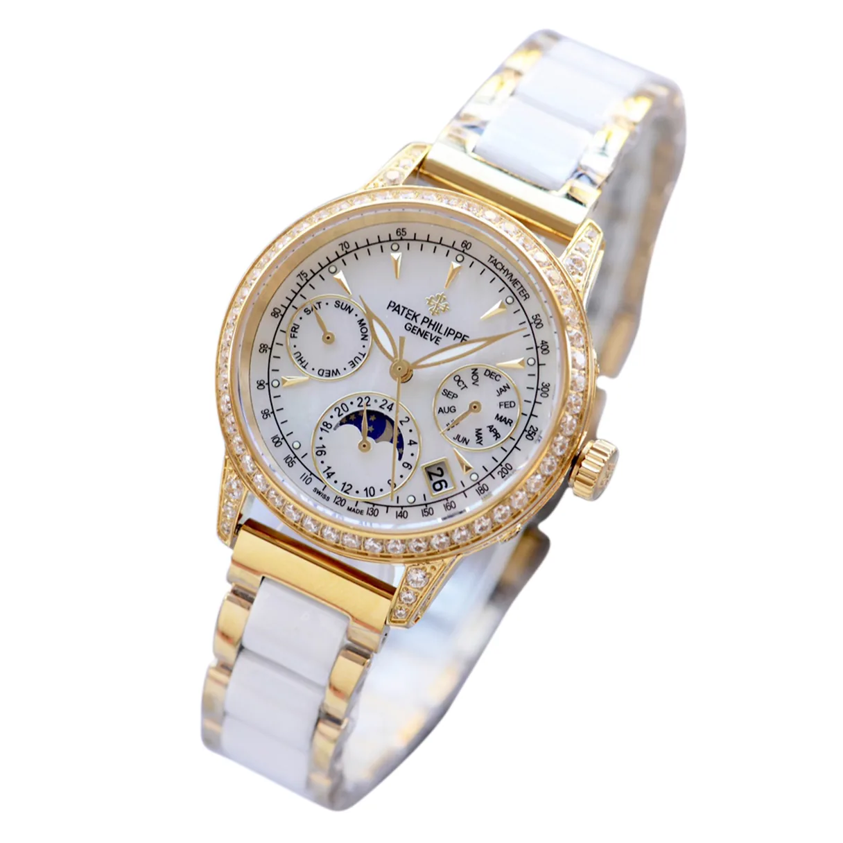 Grand Complications Ladies First calendario perpetuo con lunetta con diamanti in oro giallo - immagine 2