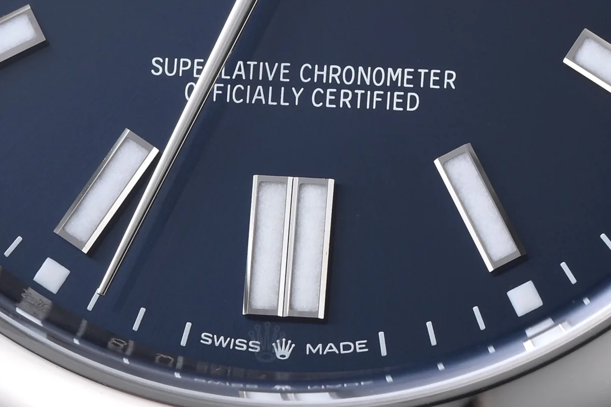 Oyster Perpetual 41mm leuchtend blaues Zifferblatt 124300 – Bild 5