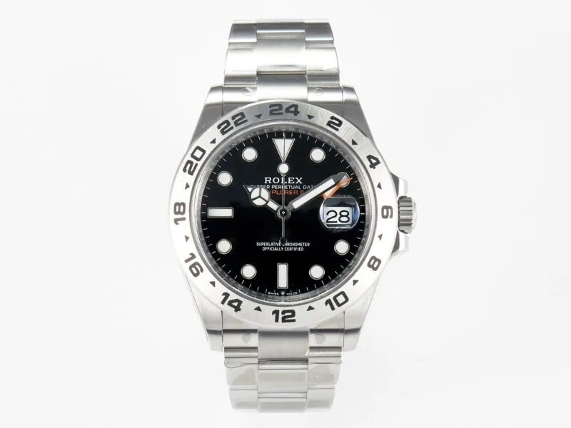 Explorer II 42mm 226570 904L SS VSF 1:1 Best Edition cadran noir sur bracelet DD3285 CHS – Image 2