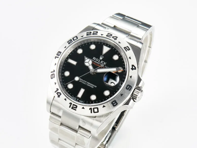 Explorer II 42mm 226570 904L SS VSF 1:1 Best Edition cadran noir sur bracelet DD3285 CHS – Image 3