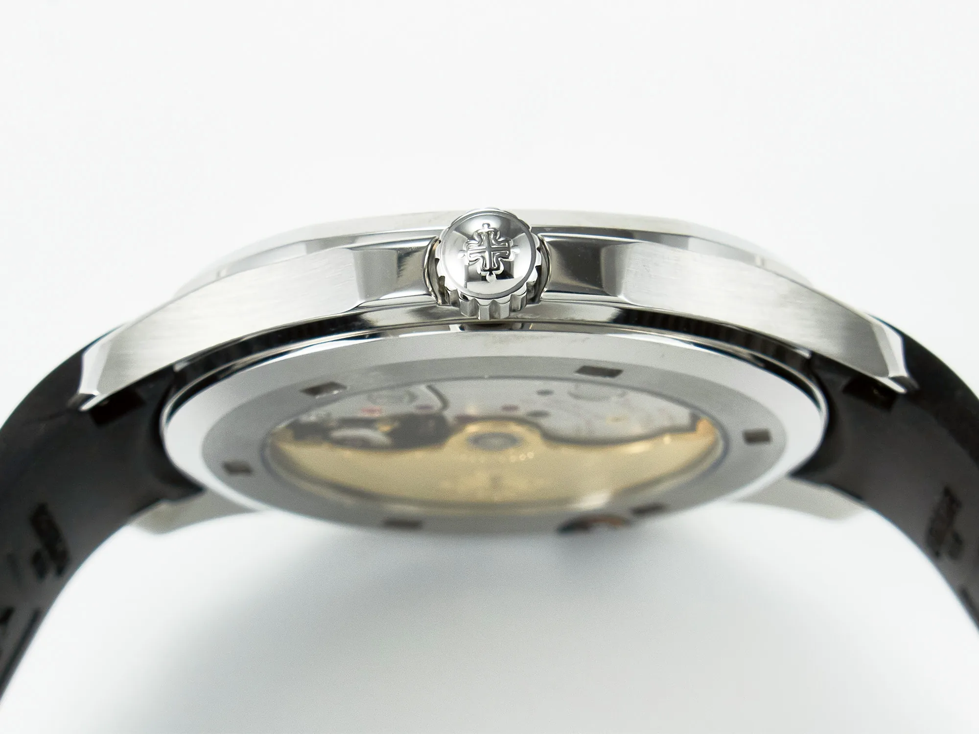Aquanaut 5167A SS ZF 1:1 Best Edition cadran noir sur bracelet en caoutchouc noir A324 Super Clone(nouveau fermoir) – Image 15