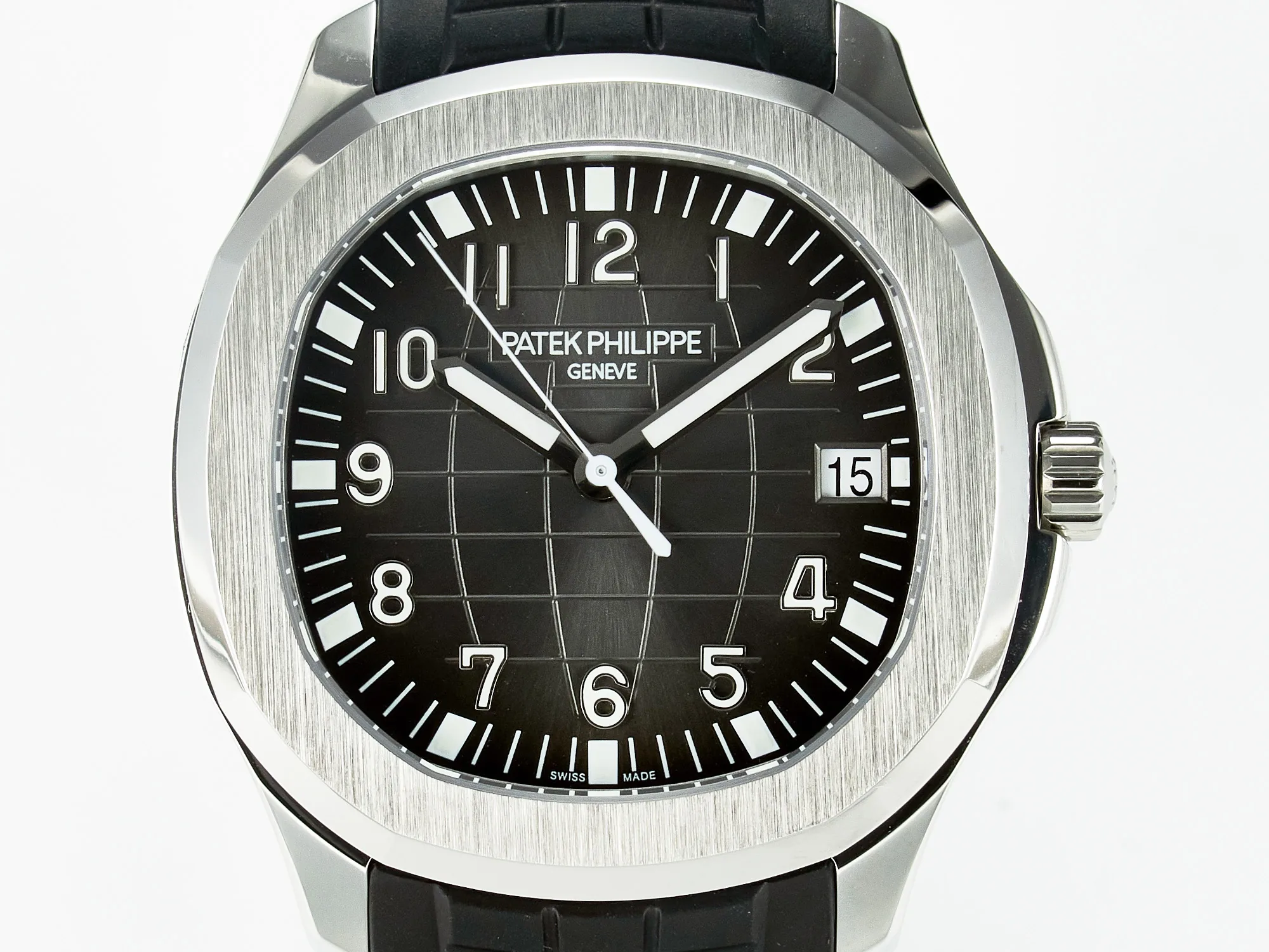 Aquanaut 5167A SS ZF 1:1 Best Edition cadran noir sur bracelet en caoutchouc noir A324 Super Clone(nouveau fermoir) – Image 3