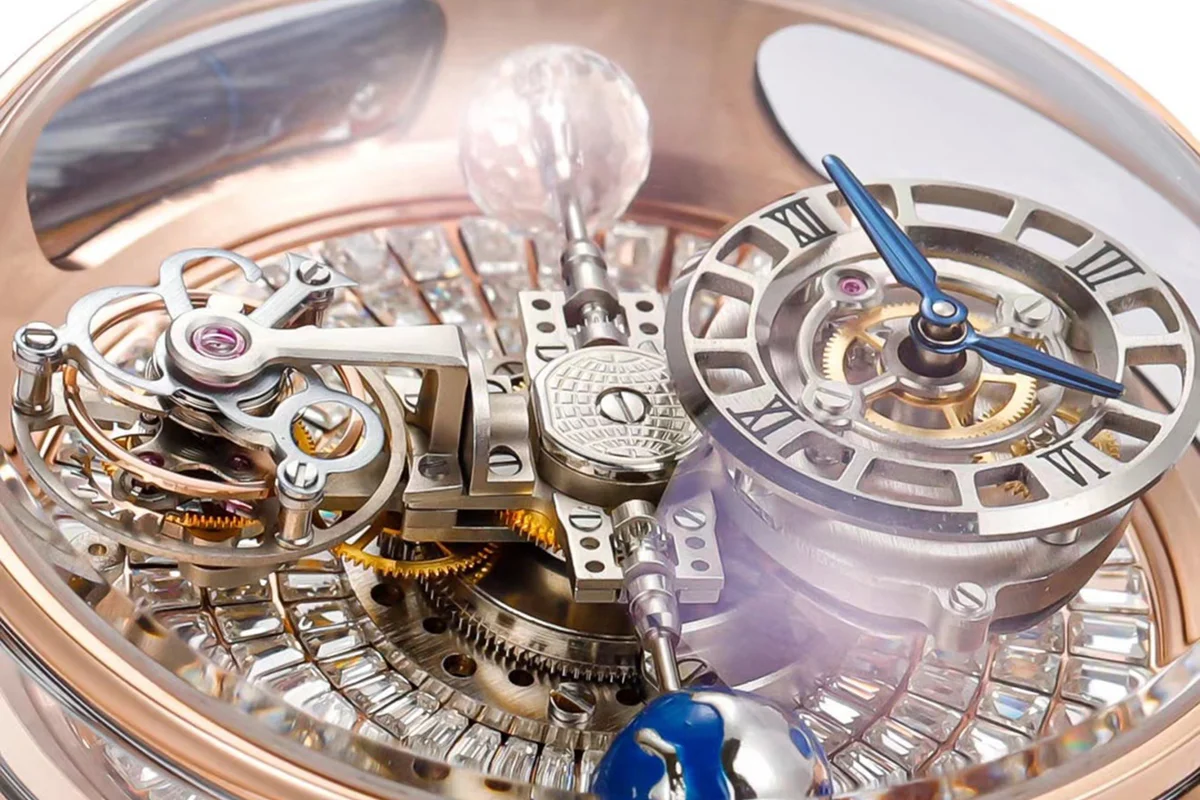 Astronomia Tourbillon Diamond Dial Rose Gold