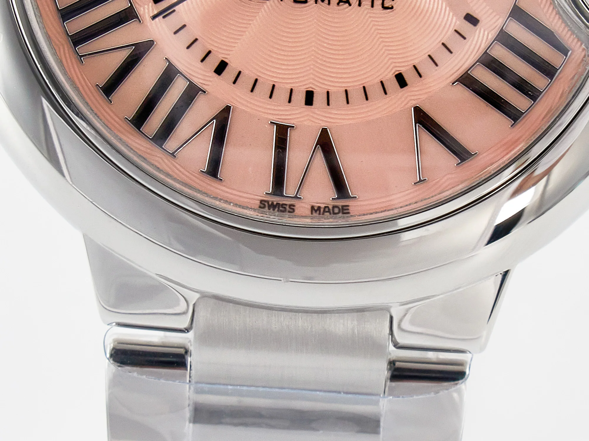 Ballon Bleu 33mm SS AF 1:1 Best Edition Pink Dial on SS Bracelet SEIKO NH05A