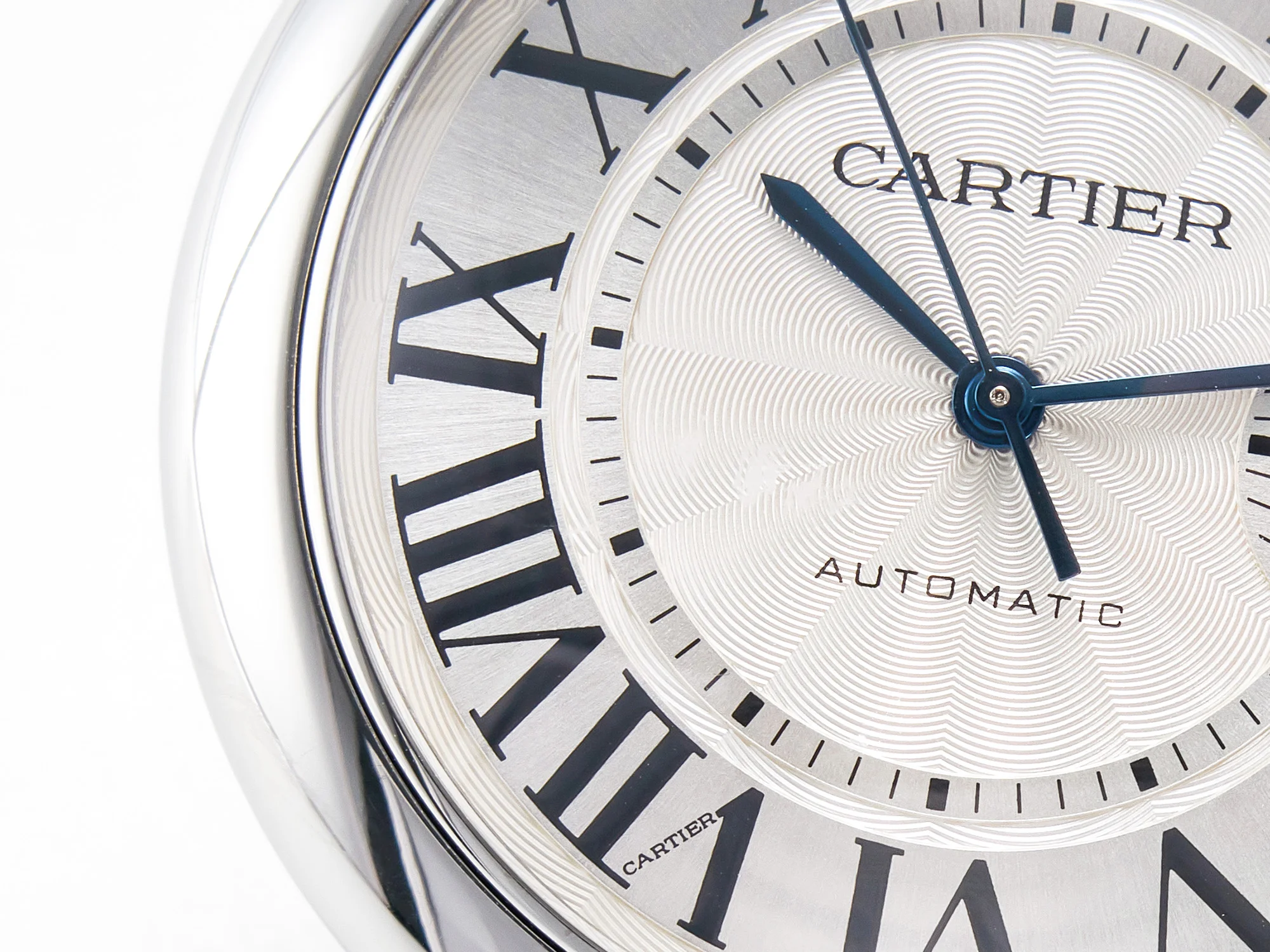 Ballon Bleu 42mm SS AF 1:1 Best Edition White Texture Dial on SS Bracelet A2824 V5
