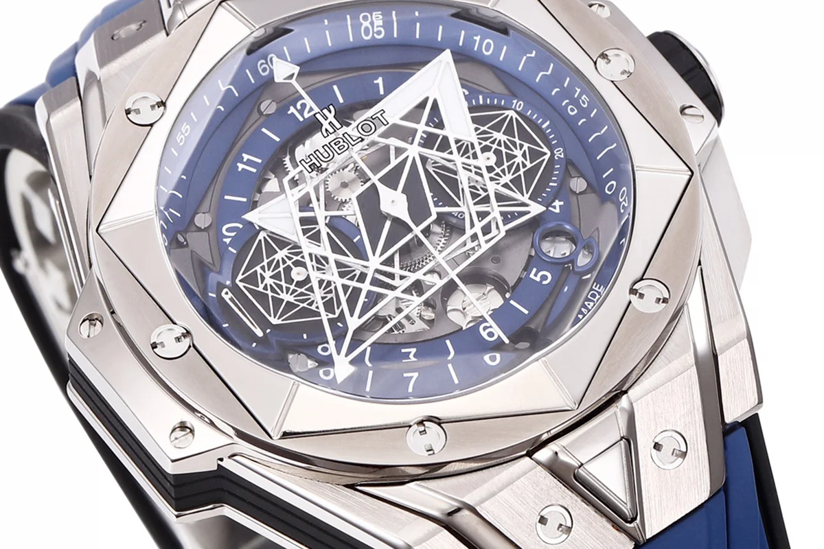 Big Bang Sang Bleu II Blue Dial in Titanium