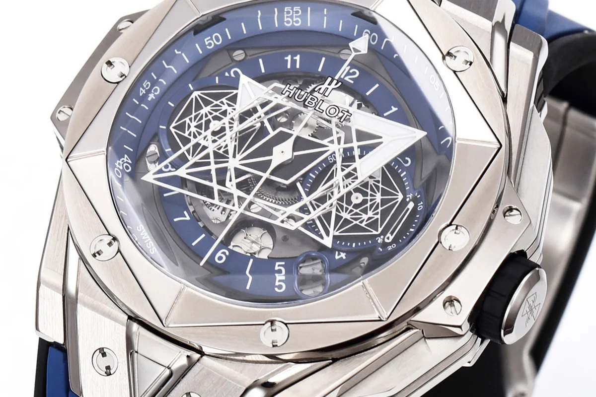 Big Bang Sang Bleu II Blue Dial in Titanium