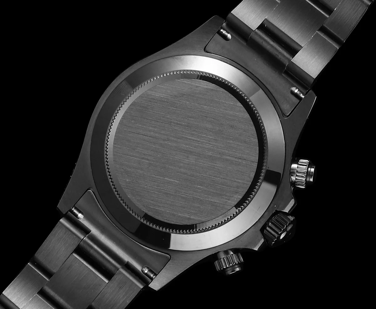 Blaken Daytona Matt Black with White Tachymeter
