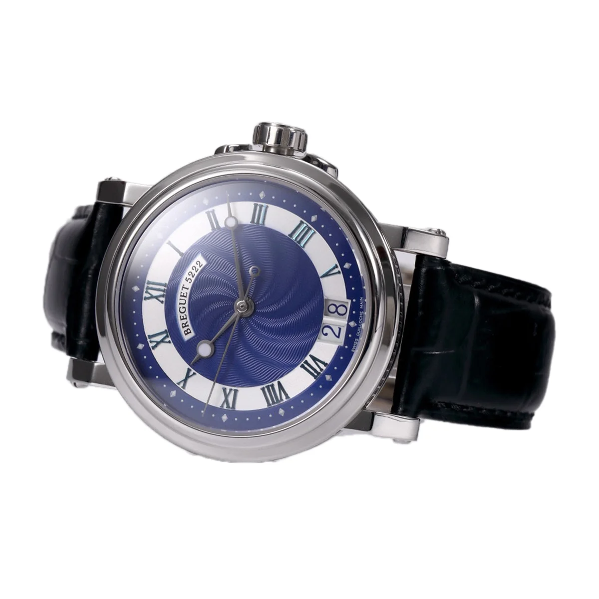 Breguet Marine Automatic Big Date 5817 Blue Dial Watch in Steel