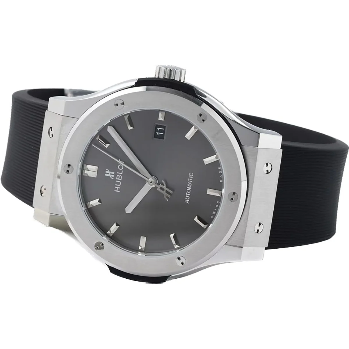 Classic Fusion Automatic 42mm Grey Dial on Rubber Strap