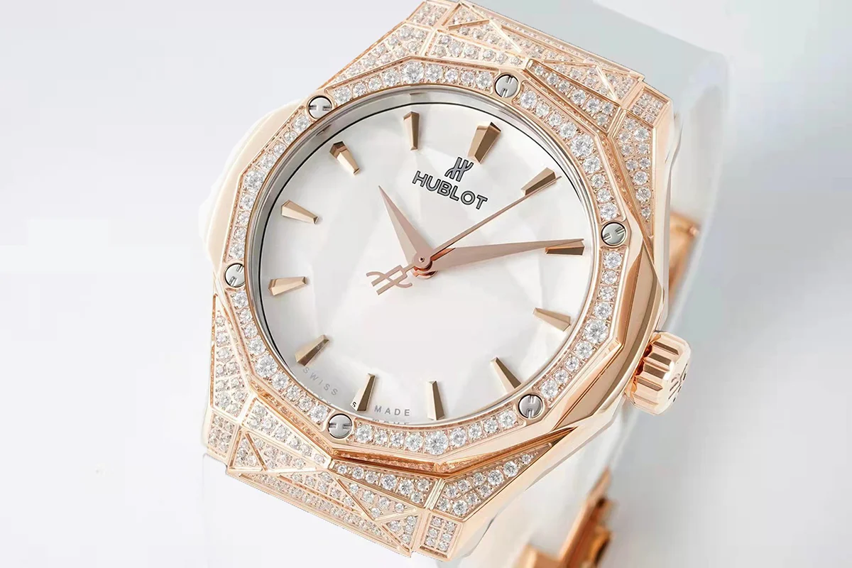 Classic Fusion Orlinski King Gold Alternative Pave 40mm White Dial