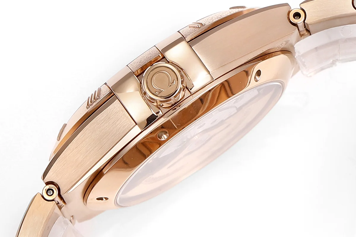 Constellation Co-Axial Master Chronometer 41mm Pink Meteorite Dial in Rose Gold on Bracelet