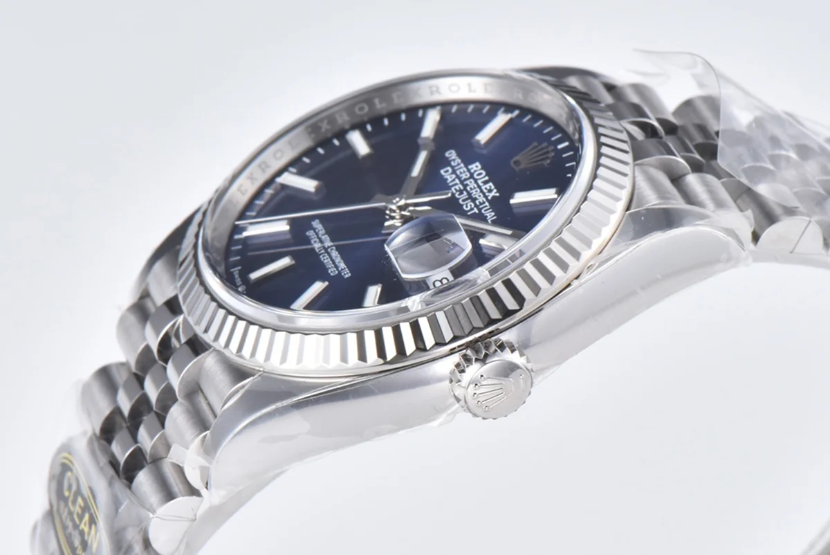 Datejust 36 126234 Bright Blue Dial with Stick Marker in Steel in Jubilee Bracelet