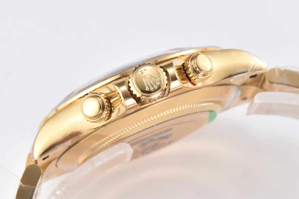 Daytona 116508 White Dial with Diamond Marker in Yellow Gold