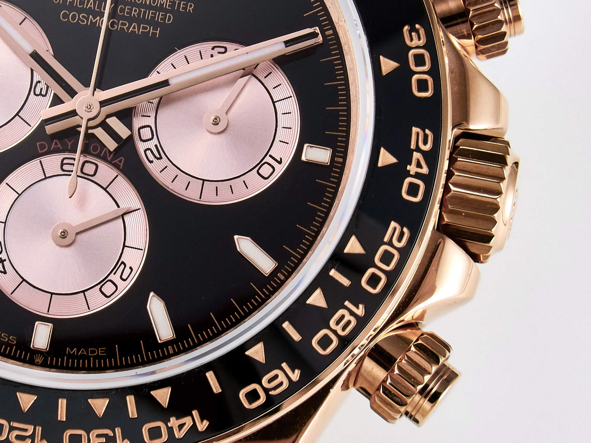 Daytona 126515 QF 1:1 Best Edition Black/RG Dial on Oysterflex Strap SH4131 V6 (Gain Weight)