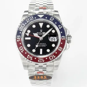 GMT-Master II 126710 BLRO Blue/Red Ceramic QF 1:1 Best Edition on Jubilee Bracelet VR3285 CHS