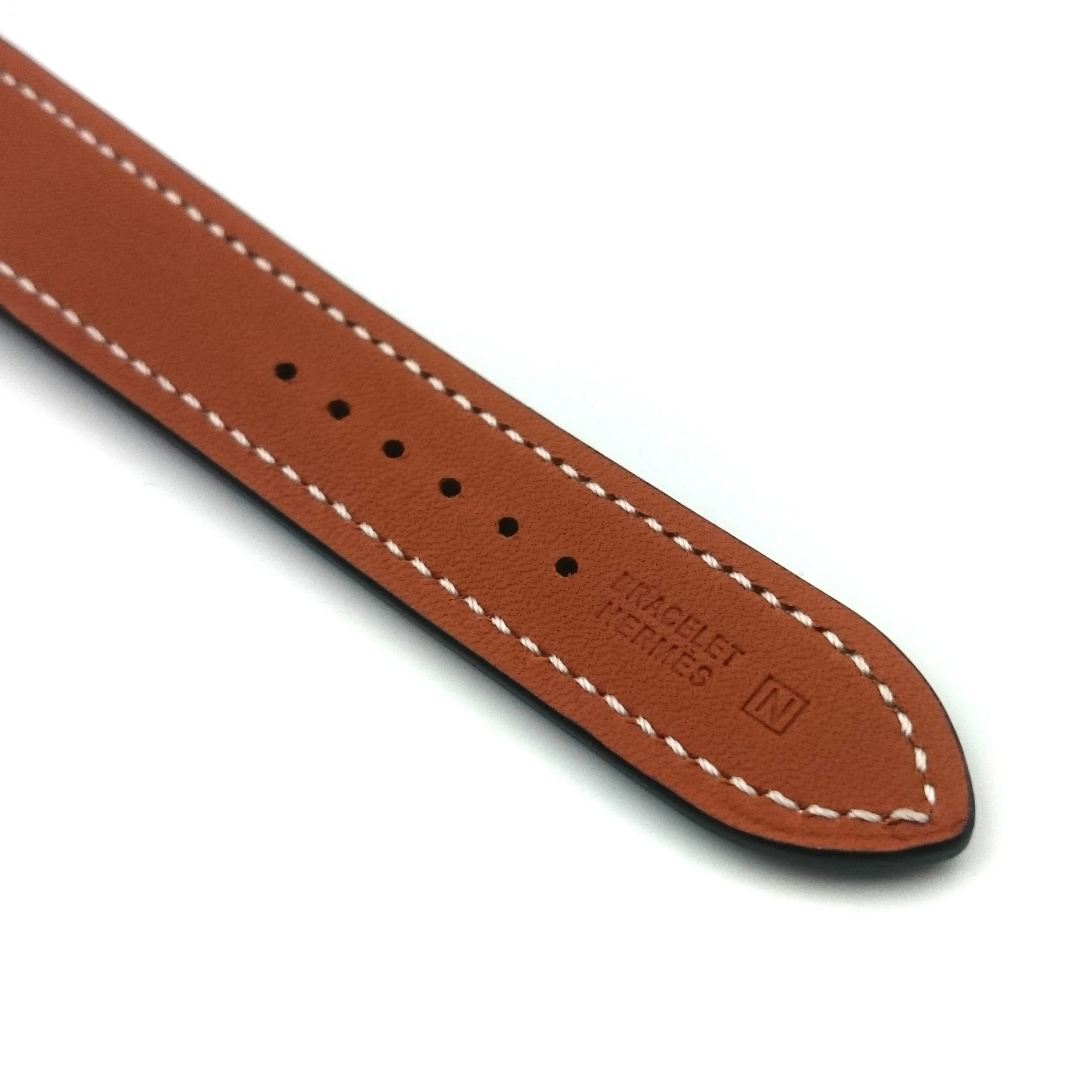 Heure H Rose Gold with Diamond Bezel and Markers on Violet Epsom Leather Strap