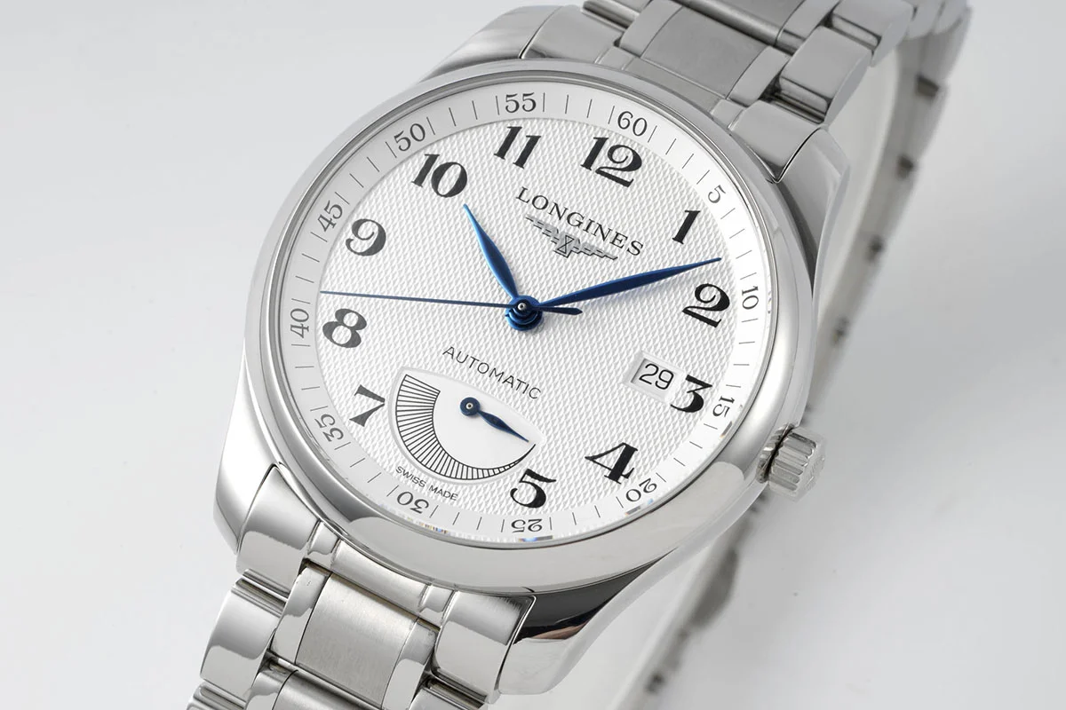 Master Collection White Dial in Steel Ref. L2.908.4.78.6