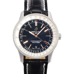 Navitimer Automatic 41 Black and White Dial in Steel