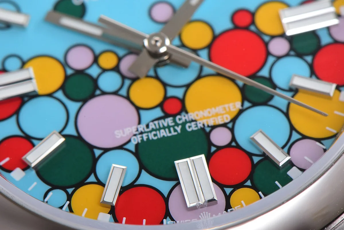 Oyster Perpetual 36mm Turquoise Blue Dial Celebration Motif 126000
