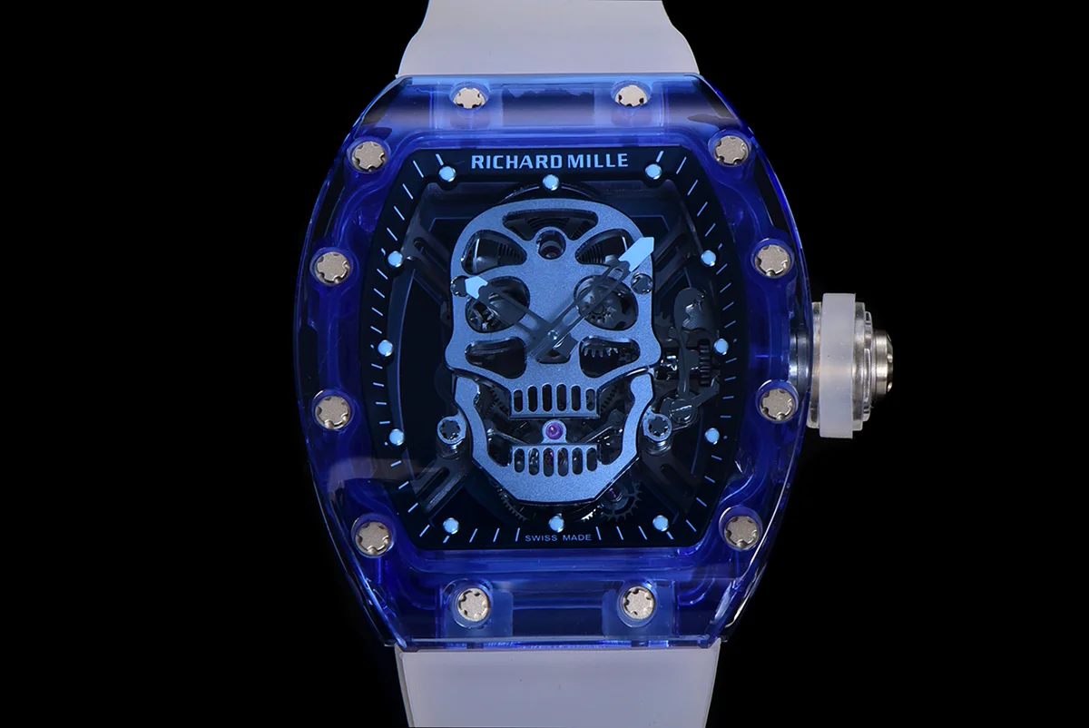 RM 027-01 Tourbillon Blue Sapphire Skull