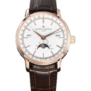 Traditionelle Complete Calendar White Dial in Pink Gold Ref. 4010T/000R-B344